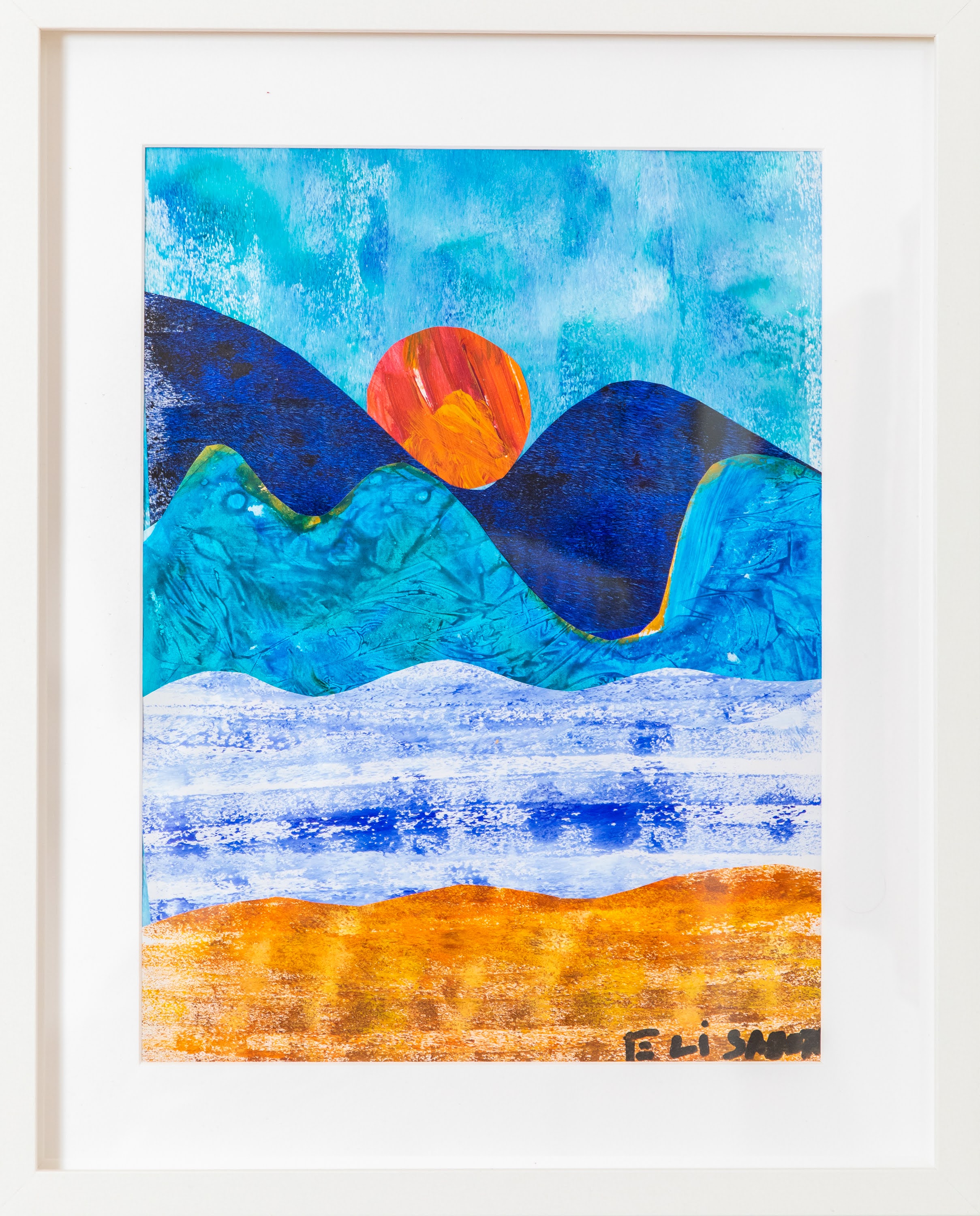 Coucher de soleil sur le fleuve