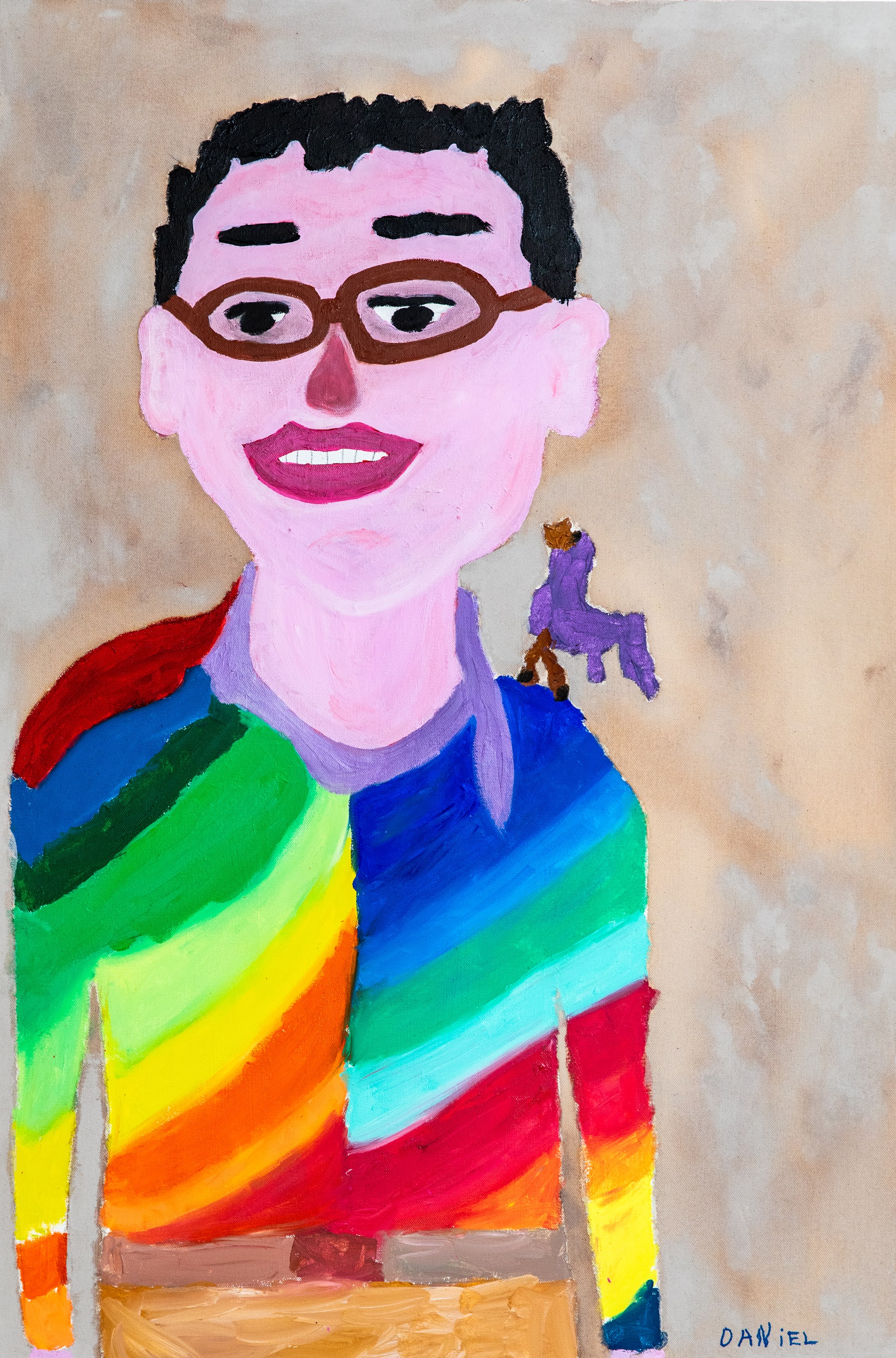 J'ai un oiseau sur mon épaule