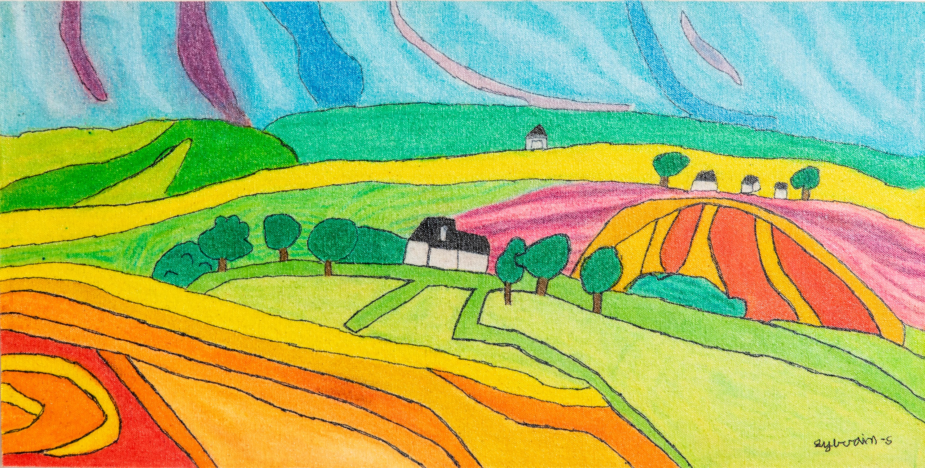 Paysage en couleur